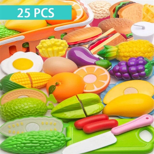 Conjunto de Comidas - Brinquedo de comidinhas divertidas para sua criança Conjunto - brin - 086 VF Villa Kids 