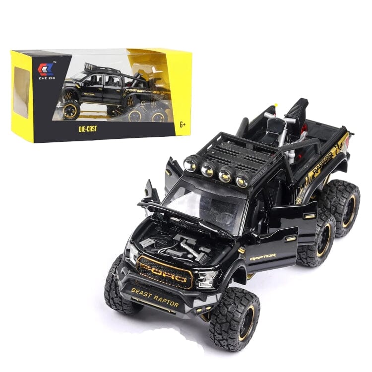 Monster Car Raptor Monster Car-brin-455 Villa Kids Preto 