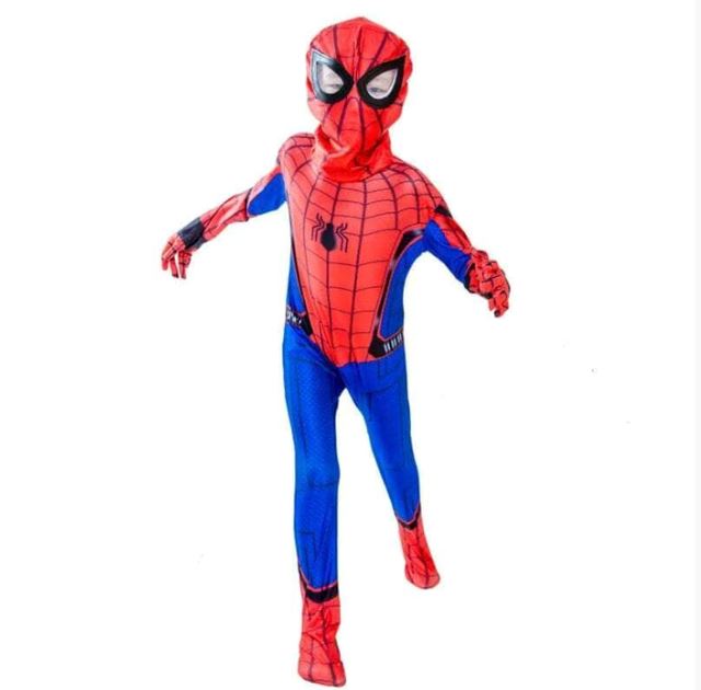 Traje Infantil Heróis da Marvel fantasia - fan - 114 VF Villa Kids Homem Aranha (padrão) PP 