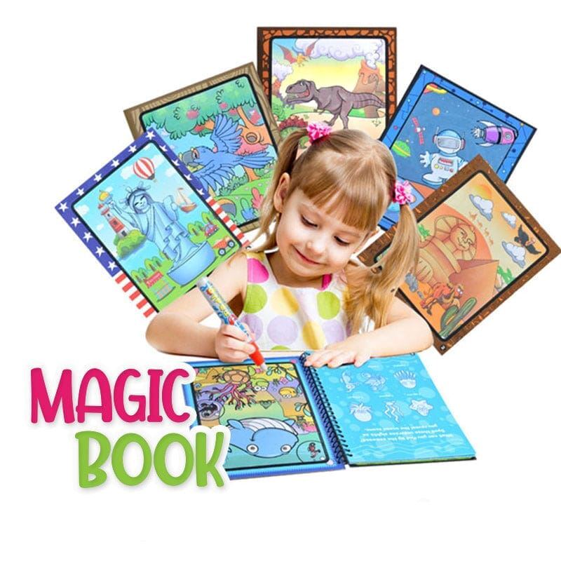 Magic book livro mágico de colorir com água + Brinde especial magic book -edu- 159 VF Villa Kids 