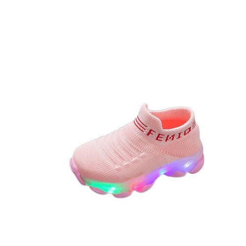 Tênis Infantil Com LED - Comfort SPT_26 Villa Kids Pink 22 