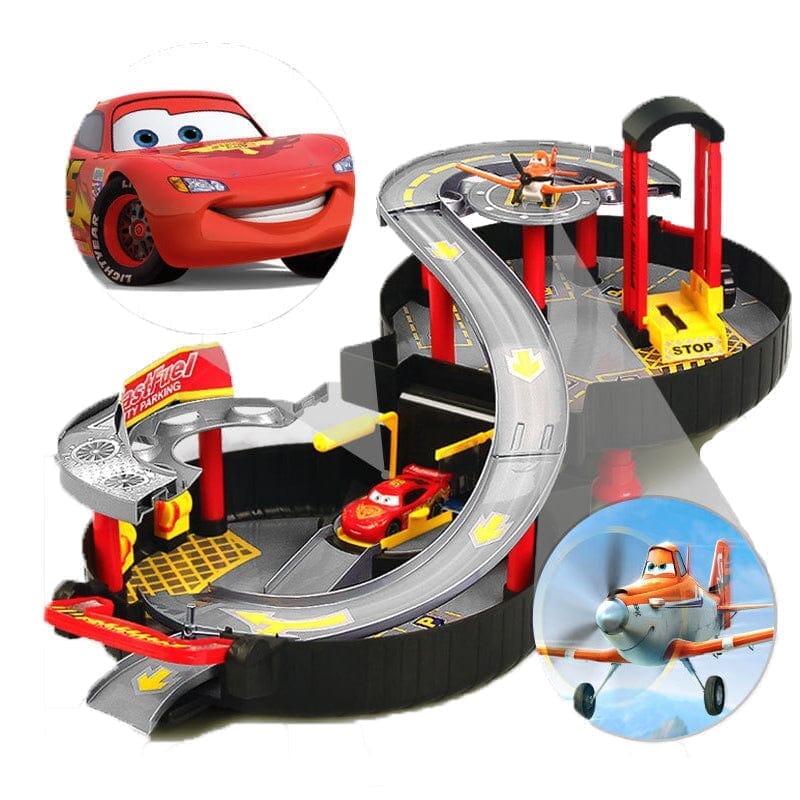 Pista Esportiva Com Maleta - Tema Carros Pista Esportiva -brin-192 VF Villa Kids 