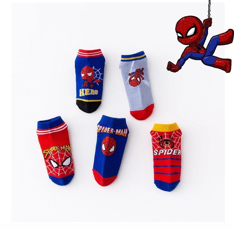 5 Pares de meias Marvel meia-ves-002 VF Villa Kids 