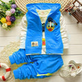 Conjunto Pato Donald com 3 Peças roupa2 VF Villa Kids Azul 6 a 12 Meses 