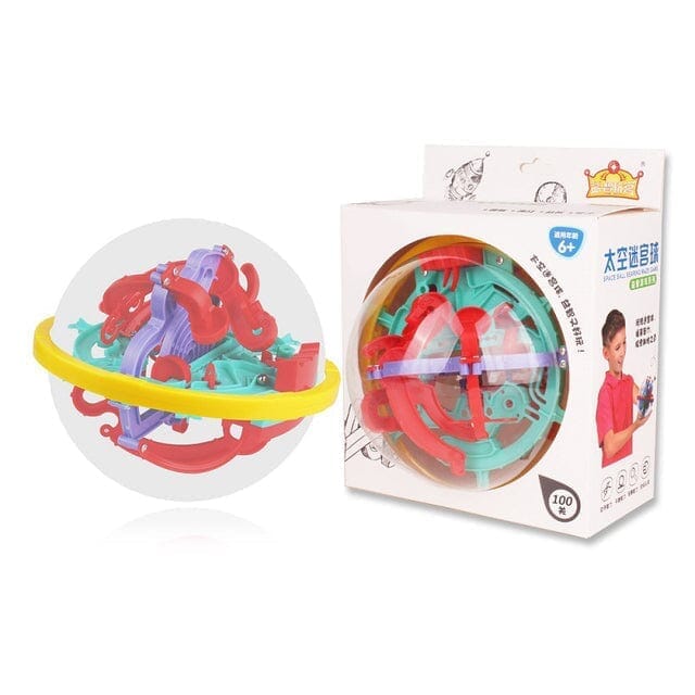 Bola Labirinto 3D Aprendizagem Divertida Bola - edu - 038 VF Villa Kids 