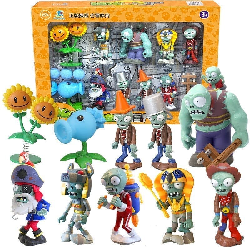 Brinquedos Zumbi Conjunto Plants vs Zumbi Zumbi - brin - 058 VF Villa Kids 