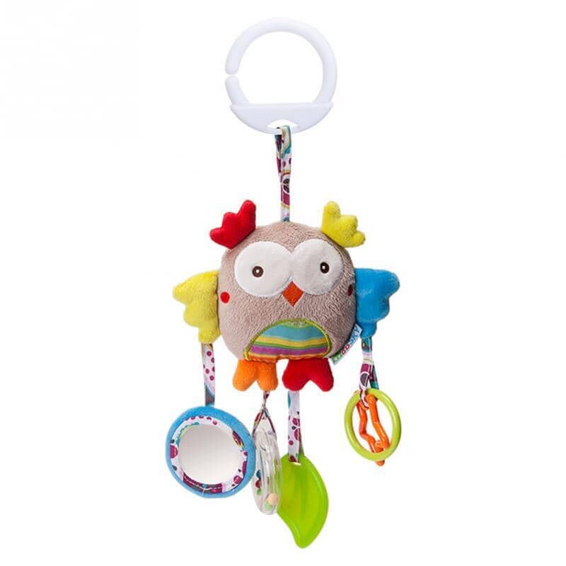 Chocalho Mimos Divertidos de Pelúcia chocalho - pel - 080 VF Villa Kids Coruja 