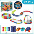 Conjunto de Carros Gravidade Zero Carros Gravidade Zero-bri-304 Villa Kids Conjunto com 92 Peças 