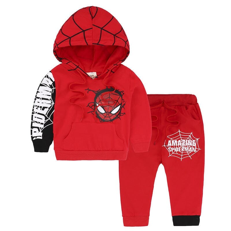 Conjunto Infantil Inverno Homem Aranha conjunto Infantil Inverno-ves-325 VF Villa Kids Vermelho 90 Centímetros 