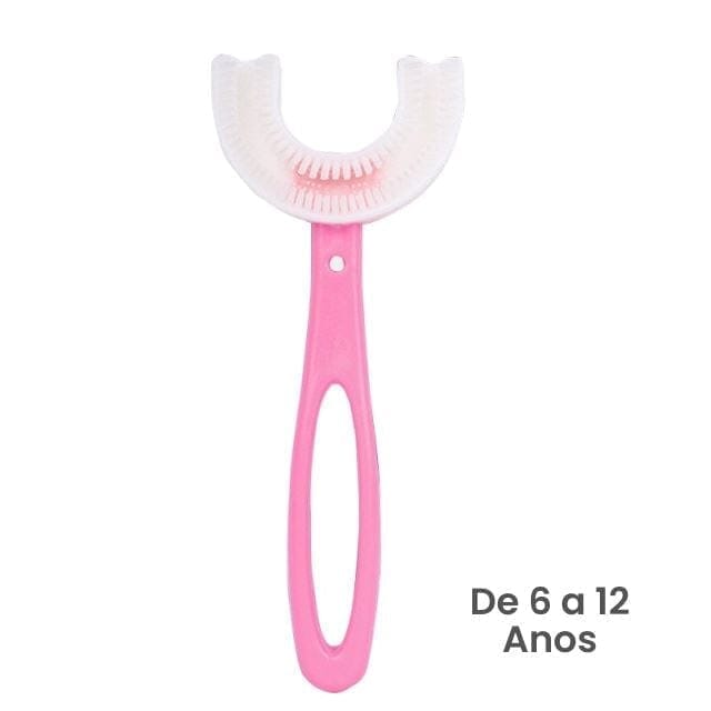 Escova Max 360°® Escova Max - bebe - 105 VF Villa Kids Rosa de 6 a 12 Anos 