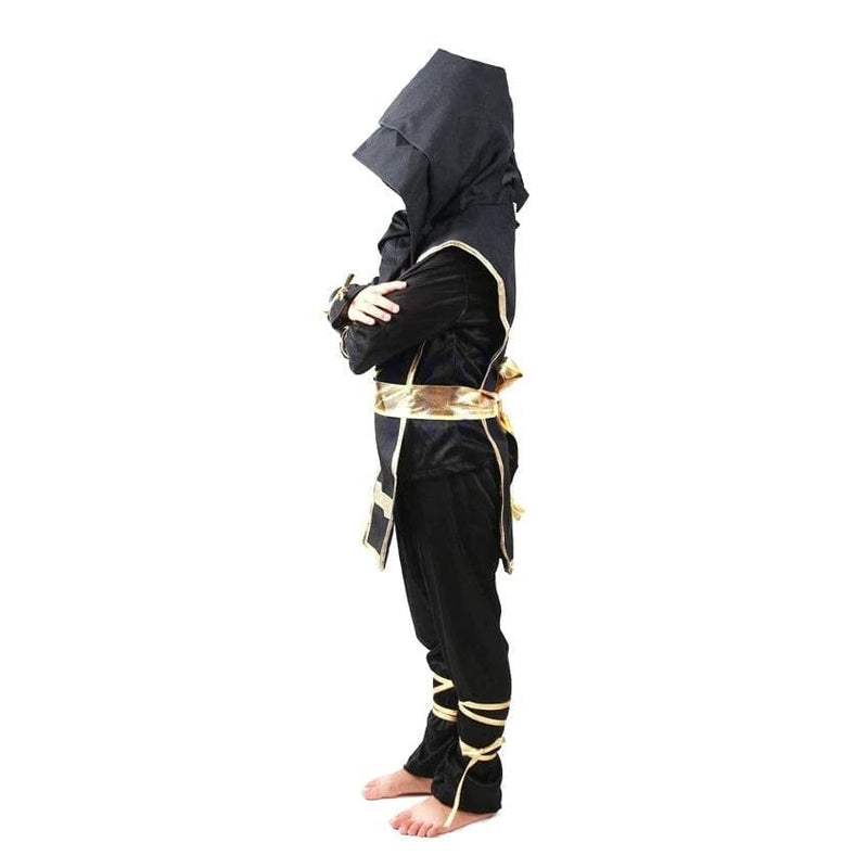 Fantasia Infantil Ninja Dourado Fantasia Infantil Ninja Dourado-fan-365 VF Villa Kids 