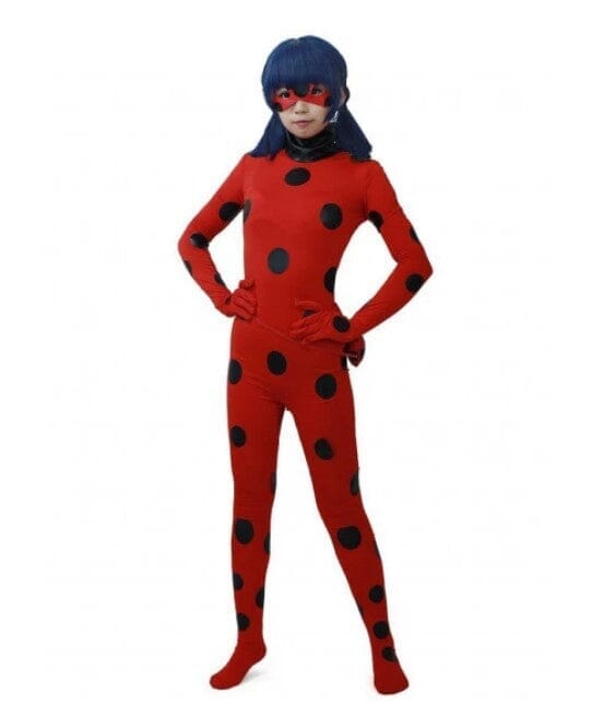 Fantasias Feminina Ladybug Infantil Fantasia Feminina e Masculino Ladybug Cat Noir-fan-343 VF Villa Kids 