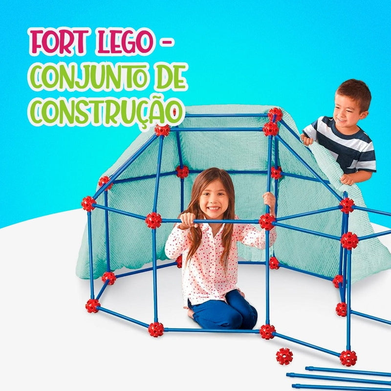 Fort lego - conjunto de construção Fortlego - brin - 121 VF Villa Kids 