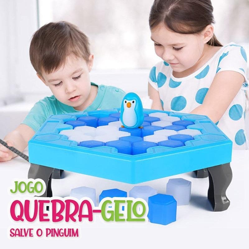 Jogo Quebra Gelo: Salve o Pinguim jogo -brin-131 VF Villa Kids 