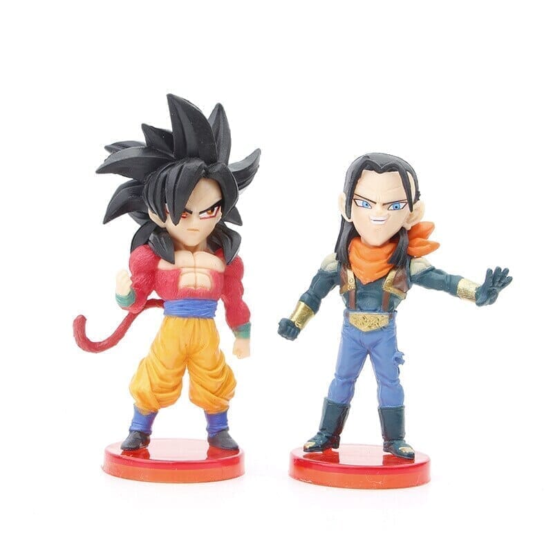 Kit 6 Bonecos Dragon Ball GT - Edição Limitada Kit 6 Bonecos Dragon Ball GT-bri-288 Villa Kids 