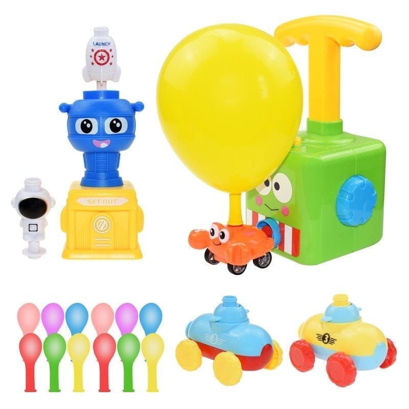 Lançador de Balão - Kit 5 Brinquedos (12 Balões de Brinde) Lançador -brin - 146 VF Villa Kids FELIZ 