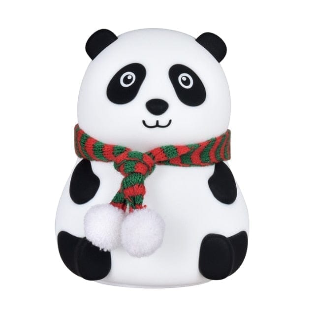 Luminária De Panda Com Led USB Silicone Luminária -brin - 154 VF Villa Kids Azul 