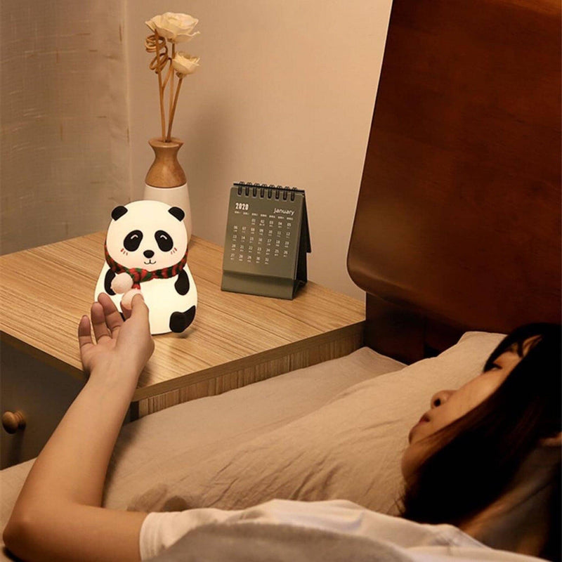 Luminária De Panda Com Led USB Silicone Luminária -brin - 154 VF Villa Kids 