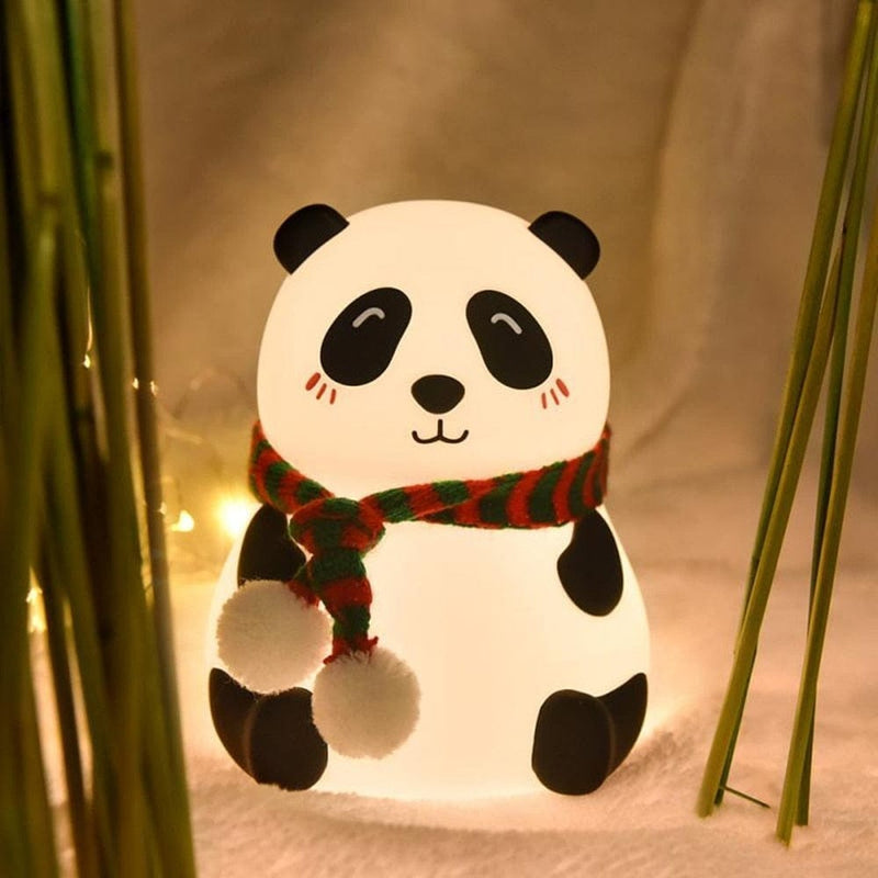 Luminária De Panda Com Led USB Silicone Luminária -brin - 154 VF Villa Kids 