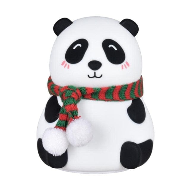 Luminária De Panda Com Led USB Silicone Luminária -brin - 154 VF Villa Kids Branco 