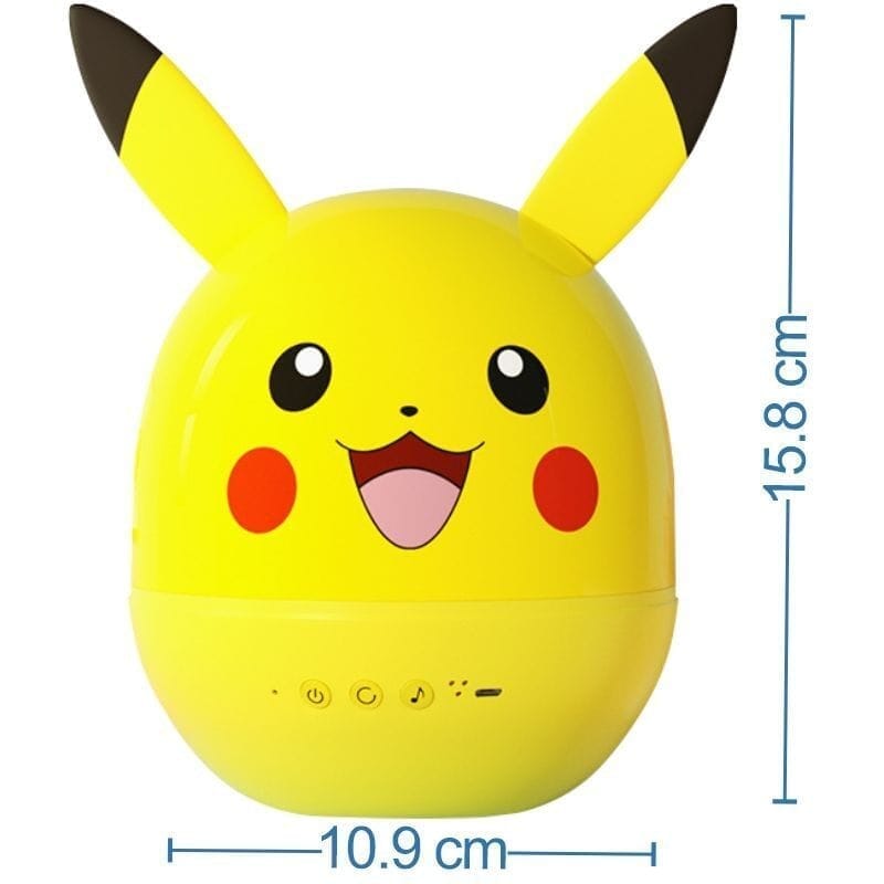 Luminária do Pikachu com Música Original e Controle Remoto Pikachu -brin - 155 VF Villa Kids 