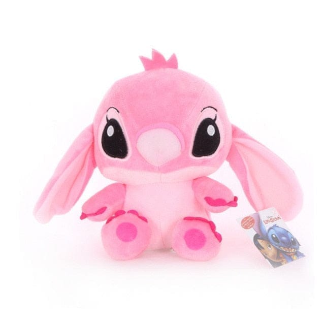 Pelúcia Stitch Da Disney Alta Qualidade - Para sua Criança Pelúcia Stitch -pel- 190 VF Villa Kids Rosa 20cm 