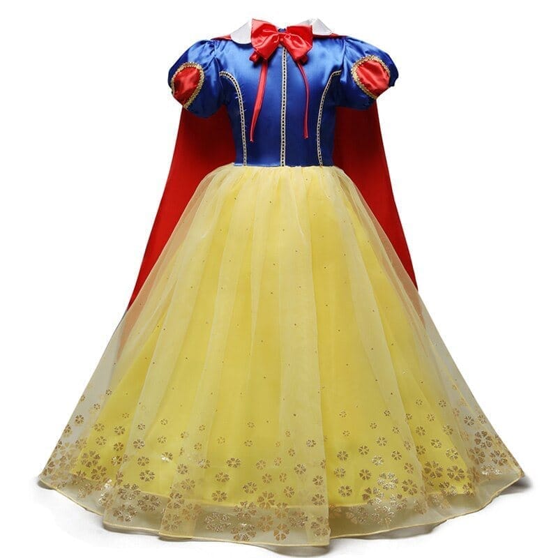 Princesa Branca de Neve Fantasias-fan-249 VF Villa Kids Vestido 4 Anos 