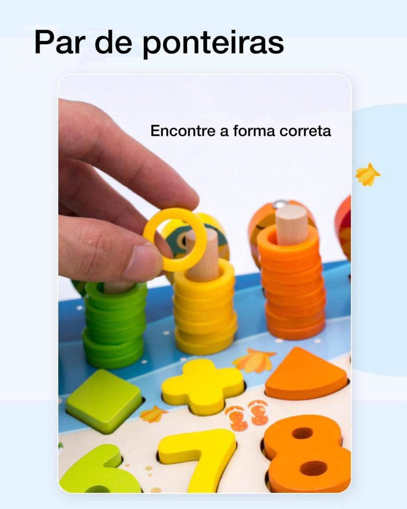 Tabuleiro Educacional Matemática Infantil - Para sua Criança Tabuleiro - edu - 222 VF Villa Kids 